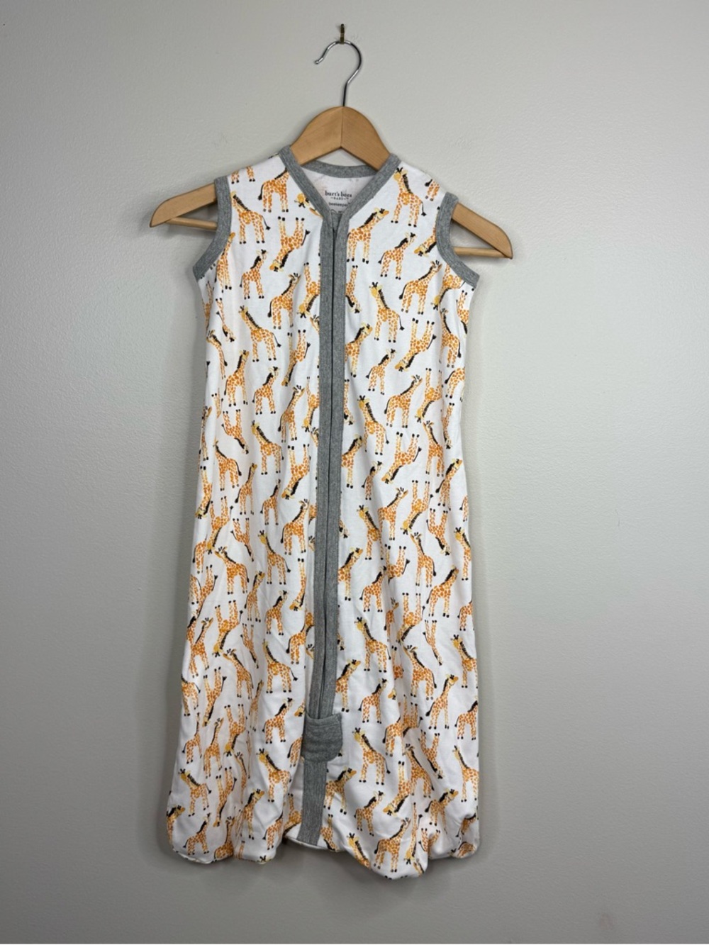 Burt’s Bees Giraffe Sleep Sack Swaddle Blanket Large 18-24M